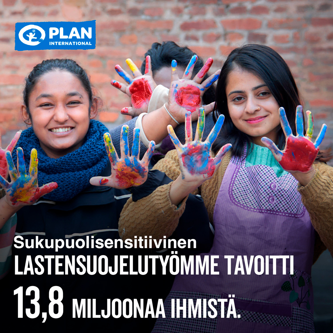 Lastensuojelutyömme tavoitti 13,8 miljoonaan ihmistä.